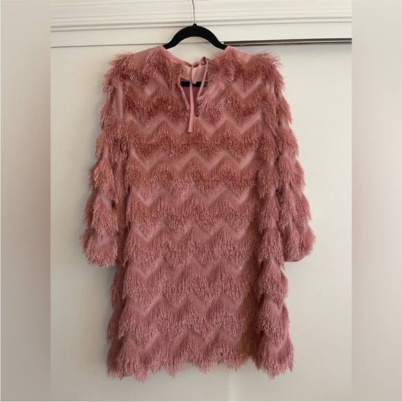 Anthropologie Pink Textured Dress - Picture 9 of 15